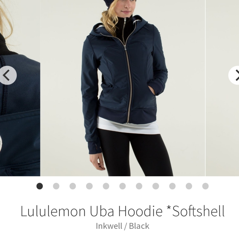 Lululemon Uba Hoodie Softshell Inkwell Special Edition